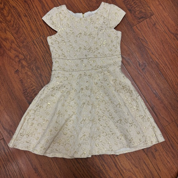 NWT! Zoe Ltd Gold Cheetah dress - Picture 1 of 4